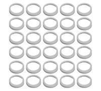 HOODANCOS Anillos Reutilizables de Hojalata para Tapas de Frascos de Conservas 70 MM Bandas Metálicas Divididas Herméticas para Tarros de Vidrio Pack 50 Unidades para Cocina y Almacenaje