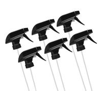 HOODANCOS Aspersores de Riego para Horticultura 28 Dientes Ajuste de Modo Boquillas Pulverizadoras Negras de Plástico 6 Unidades para Macetas y Jardinería Doméstica