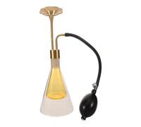 HOODANCOS Atomizador de Perfume Vintage de Vidrio Dorado 90ml Flor