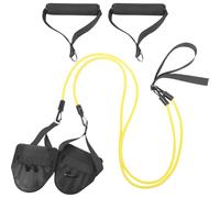 HOODANCOS Banda de Resistencia para Natación 20 LB Color Amarillo, Cinta Ajustable para Entrenamiento en Piscina, Cuerda Elástica Multifuncional para Ejercicios de Brazos y Natación