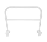 HOODANCOS Barandilla de Seguridad para Cama 40x30 Cm Color Blanco, Riel de Protección Anticaídas para y Personas Mayores, Barra Lateral Fija para Prevención de Caídas en Guarderías