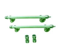 HOODANCOS Barra de Piedra de Aire para Acuario 7 Pulgadas, Manguera de Oxígeno Verde 2 Unidades, Difusor de Burbujas para Bomba de Oxígeno, Accesorios para Peceras y Oxigenación de Tanques