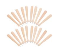 HOODANCOS Bates de Béisbol en Miniatura 25 Piezas de Madera para Accesorios DIY Colgantes de Joyería y Llaveros Decoración Deportiva