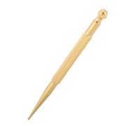 HOODANCOS Bolígrafo de Masaje Relajante de Latón para Acupresión Facial y Pies, Varilla Manual de Tejido Profundo Portátil para Reflexología y Alivio de Tensión, Herramienta Unisex