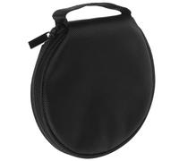 HOODANCOS Bolsa de Almacenamiento para 20 CD, Estuche Redondo de Tela Oxford para Dvds y Cds, Organizador Compacto Portátil