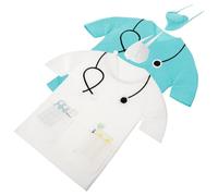 HOODANCOS Bolsa para Botella de Vino de Fieltro No Tejido Diseño Blanco y Azul Lago Funda Decorativa Reutilizable para 2 Botellas Adecuado para Fiestas y Regalos