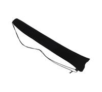 HOODANCOS Bolsa para Flauta Dulce de Terciopelo Negro 14X75 CM Bandolera Ajustable Estuche Protector Multifuncional para Instrumento Musical Bolsa de Viaje para Flauta y Clarinete
