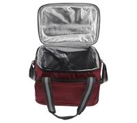 HOODANCOS Bolsa Térmica para Almuerzo Reutilizable 15l Color Vino Aislamiento Térmico y Gran Capacidad, Bolsa para Fiambrera de Trabajo, Picnic y Oficina Apertura Ancha y Diseño a Prueba