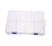 HOODANCOS caja de almacenamiento de plástico largo contenedor de almacenamiento organizadores recipiente prensa organizador de uñas estuche de almacenamiento de manicura el plastico