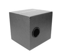 HOODANCOS Caja de Subwoofer para Automóvil de 4 Pulgadas, Carcasa de Madera Maciza Sellada, Caja Compacta para Altavoz Portátil Aislamiento de Ruido, Adecuado para Sistemas de Audio