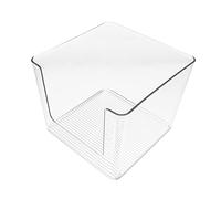 HOODANCOS Caja De Transparente De Plástico Organizador De Multiusos Caja De Almacenamiento Papel De Cuentos y Cuadernos Salas De Clase