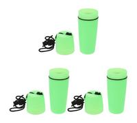 HOODANCOS Caja Hermética para Playa 3 Piezas Contenedor Seco de Plástico Verde 127 X 43 CM Protector de Cubo para Kayak y Buceo Estuche Sellado para Almacenamiento Seguro al Aire Libre