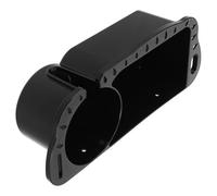 HOODANCOS Caja Organizadora para Almacenamiento Estable Prueba de Derrames de Accesorios de Pesca Pequeños Material Abs Negro y Diseño Plano para Espacios Reducidos en Entornos Acuáticos
