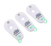 HOODANCOS Calibrador de Diámetro para Arándanos 3 Piezas, Regla de Medición de Plástico Resistente, Medidor Portátil para Clasificación Precisa de Frutas, Herramienta Manual de Medición