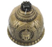 HOODANCOS Campana de Viento Colgante Vintage de Hierro para Decoración Interior y Exterior Pequeño Carillón de Campana de Oración Resistente Intemperie Adecuado para Jardín Balcón y