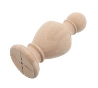 HOODANCOS Capuchón sin Pintar de Poste Rústico para Escaleras Muebles DIY Barras de Cama y Cortinas con Ocultación de Cables Diseño Clásico Romano