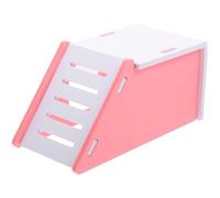 HOODANCOS Casa para Hámster Rosa Pequeña Escondite Multifuncional para Animales Pequeños Refugio Seguro para Conejillos de Indias Ratas y Hámsters Apto para Jaulas