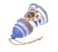 HOODANCOS Casa para Pájaros Colgante para Jardín Exterior Nido de Pájaro de Invierno de Resina Decoración de Aves Resistente al Viento y Lluvia Accesorio Decorativo para Estilo Aleatorio