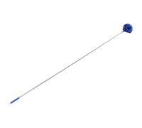 HOODANCOS Cepillo de Limpieza para Telarañas Cerdas Duras y Mango Extensible de Plástico Azul para Espacios Estrechos y Esquinas Difíciles de Limpiar en Coches y Jaulas Pequeñas