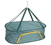 HOODANCOS Cesta Plegable para Secado con Malla Resistente para Verduras Frutas y Pescado Diseño Colgante para Aireación y Ahorro de Espacio para Uso al Aire y Almacenamiento Compacto