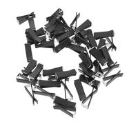 HOODANCOS Clips de Ventilación para Difusor de Ambientador de Coche, 100 Unidades, Metal Resistente, Diseño Compacto y Compatible Rejillas de Aire Acondicionado, Adecuado para Mejorar