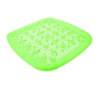 HOODANCOS Cojín de Asiento Ventilado para Carretilla Elevadora 40x39 Cm con Diseño Hueco, Doble Capa de Perlas de Masaje, Alfombrilla Transpirable y Antideslizante para Conductor de Camión