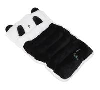 HOODANCOS Cojín del Asiento del Automóvil de Peluche Diseño de Panda, Funda Cálida para Invierno, Tamaño, Accesorio Decorativo para Coche, Protector de Asiento para Conductor, Adecuado