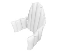HOODANCOS Cojín Inflable para Trona Infantil de Pvc Blanco, Resistente al Agua Rápida Inflación para Comidas y Picnics al Aire Libre