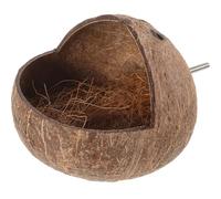 HOODANCOS Colgante de casa de pájaros, casa para pájaros Loro de Cocos, Nido para Mascota, cáscara de, para cría de Loros en casa