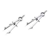 HOODANCOS Compas De Punta 2 Piezas Fuente De Trabajo De Reutilizable Reutilizable De Puerta De Pantalla Más Cerca De Cuero De Metal