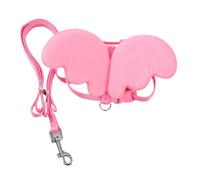 HOODANCOS Correa para Pasear Mascota Ajustable de Nailon Rosa Tamaño S para Uso Diario y Fiesta Arnés Cuerda de Tracción para Pollitos Patos y Gansos Pequeños