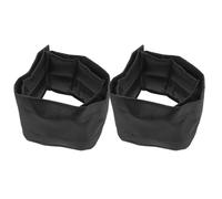 HOODANCOS Correas para Zancos de Yeso Ajustables en Negro Acolchado Grueso, Juego de 2, Equipamiento para Trabajo Seguro en Paneles y Reparaciones