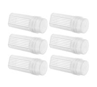 HOODANCOS de de Plástico Transparente con 5 Ranuras Paquete de 6 Unidades Tanque de Frasco Coplin Laboratorio Uso Profesional en Biología y Patología