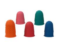 HOODANCOS de Dedos de Goma Grueso Reutilizable 10 Piezas Multicolor Rojo Verde Naranja Azul Rosa Funda Antideslizante y Antiescaldamiento para Protección y Comodidad Trabajo Manual
