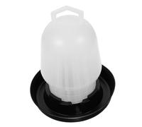 HOODANCOS Dispensador Automático de Agua para Gallinas con Cubeta Resistente y Fácil Limpieza Bebedero Seguro para Gallineros Exteriores y Comedero de Aves para Alimentación Práctica de