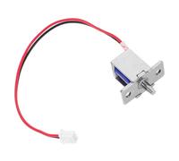 HOODANCOS Electroimán Solenoide Mini de Recorrido Cerradura Electromagnética Push-pull para Armarios Diseño Compacto y Resistente Uso Versátil para Puertas y Seguridad Doméstica