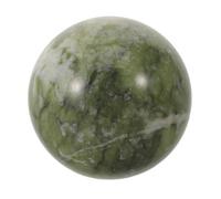 HOODANCOS Esfera Feng Shui de Jade Pulido Bola Cristal Natural Verde para Decoración Hogar y Oficina Adorno Equilibrio Energético y Prosperidad Abundancia