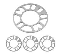 HOODANCOS Espaciadores de Rueda Accesorios para Ampliar Vía y Evitar Contacto de Neumáticos de Aleación de Aluminio 4 Piezas Calzas para Ruedas de 10mm para Coche