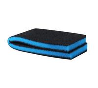 HOODANCOS Esponja Filtrante Negra para Acuario Doble Capa de Carbón Activo, Filtro Bioquímico para Tanque de Agua Dulce y Salada, Alta Capacidad de Filtración