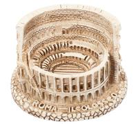 HOODANCOS Estatua del Coliseo Romano En Resina Figura Decorativa De Arquitectura Romana Antigua para Escritorio Y Acuario Modelo Detallado De 2.95X2.55X1.77In Adorno Duradero para Hogar Y Oficina