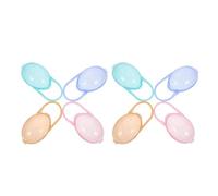 HOODANCOS Estuche para Chupetes Portátil 8 Piezas Caja Portachupetes para Ñiño de Colores Mixtos Compacto y Ligero Contenedor para Guardar Chupetes en Bolsa de Pañales Adecuado para