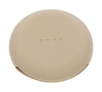 HOODANCOS Estuche Pequeño de Silicona para Esponjas de Maquillaje, Caja Portátil para Guardar Borlas de Polvo, Diseño Compacto Color Café Patrón, Adecuado para Viajes y Almacenamiento