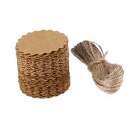 HOODANCOS Etiqueta De Tarjeta Kraft Etiquetas De Equipaje Prácticas Diy Material Papel Para Embalaje De Regalos Tarjetas Con Mensajes