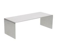 HOODANCOS Expositor De Acero Inoxidable Pequeño para Zapatos y Bolsos, Estante Multiusos, Soporte Resistente para Tienda Minorista y Centro Comercial, Adecuado para Exhibición y Organización