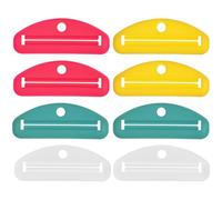 HOODANCOS Exprimidor Manual de Pasta de Dientes 8 Piezas, Extrusora de Tubos Pequeña en Plástico Duradero, Dispensador Portátil para Tubos de Pasta Dental y Salsa, Colores Variados para Uso