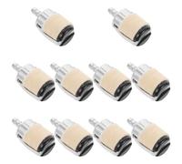 HOODANCOS Filtro de Combustible para Motosierra 52/58, 10 Unidades, Accesorio de Metal y Lana para Repuesto, Filtro de Combustible de Recortadora, Herramienta de Filtrado para Jardín