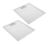 HOODANCOS Filtros Campana Mepamsa de Aluminio para Cocina, Alta cil Instalación, Red de Malla de Grasa para Campana Extractora Hogar, Paquete de 2 Unidades
