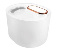 HOODANCOS Fuente de Agua Automática para Mascotas 3 litros Dispensador Eléctrico Silencioso Doble Filtro Protección contra Falta de Agua Apto para Perros y Gatos Color Blanco Mineral