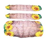 HOODANCOS Funda para Mesa y Sillas de Exterior 3 Piezas 160Gsm con Diseño Girasol Protección contra Polvo y Manchas para Muebles de Jardín y Camping al Aire Libre