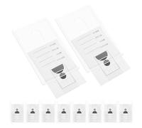 HOODANCOS Fundas Transparentes Verticales para Tarjetas de Identificación Porta Credenciales de Plástico Rígido 15 Unidades Protección contra Rasguños Uso en Oficina Escuela y Trabajo